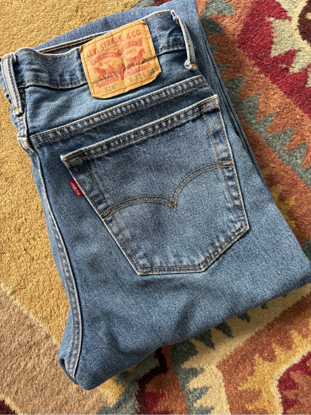 Levi's 516 Slim Straight Leg Jeans W32 L34